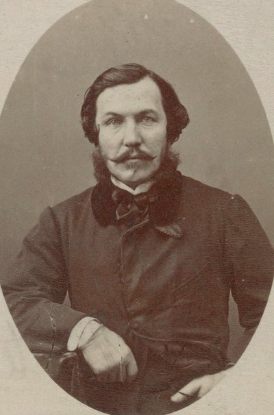 Portrait du pianiste et compositeur Alfred Quidant 1815-1893 - Photo studio Nadar.