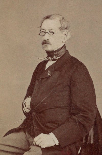 Portrait du compositeur Charles-François Plantade 1787-1870 - Photo studio Nadar.