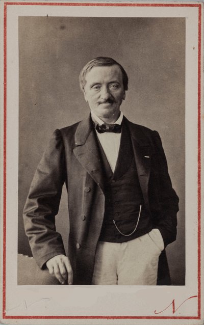 Portrait du compositeur Antoine Elwart 1808-1877 - Photo studio Nadar.