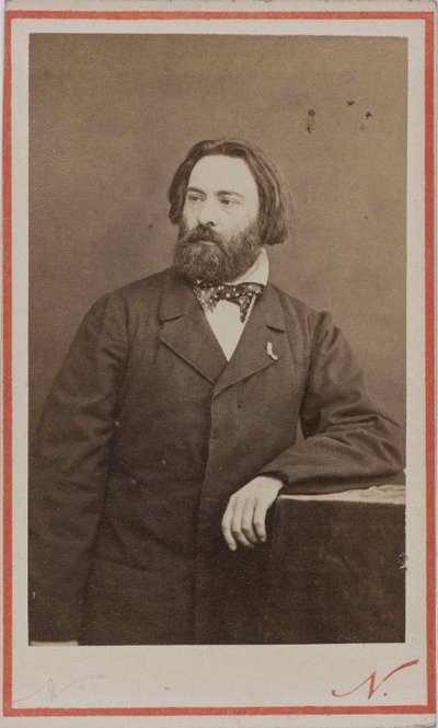 Portrait du pianiste et compositeur Émile Prudent - Photo studio Nadar.