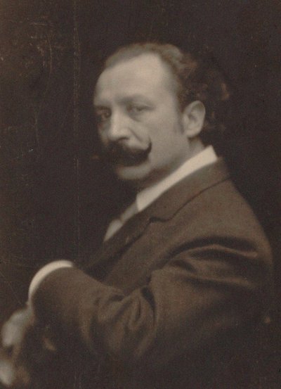 Portrait du compositeur Xavier Leroux 1863-1919, 1910 - Photo studio Paul Berger.