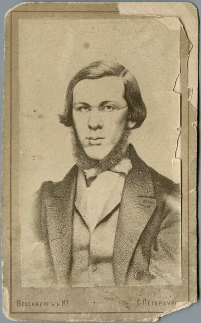 Nikolay Alexandrovich Dobrolyubov 1836-1861 - Photo studio Wesenberg