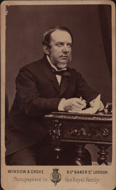 Portrait du compositeur Michael William Balfe 1808-1870 - Photo studio Window and Grove.