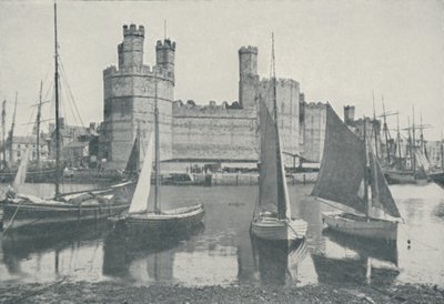 Château de Carnarvon, 1910 - Photochrom Co Ltd of London