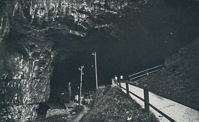 Peak Cavern, 1910 - Photochrom Co Ltd of London