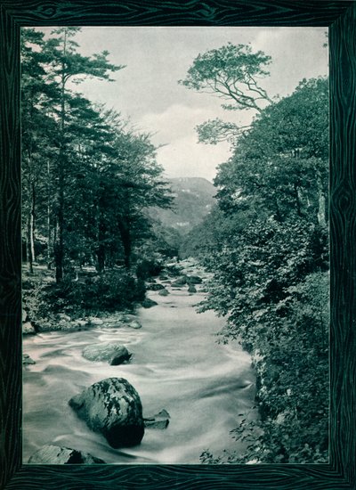 Rivière Lyn, Lynmouth, vers 1908 - Photochrom Co Ltd of London