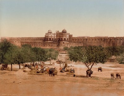 Agra. Le Fort - Photoglob Co. (Zurich, active c. 1890 1910)