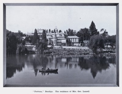 "Fortuna," Bendigo, la résidence de Mme George Lansell - Photographer Australian