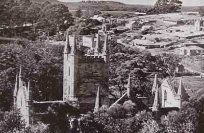 Port Arthur historique, Tasmanie (photo en noir et blanc) - Photographer Australian