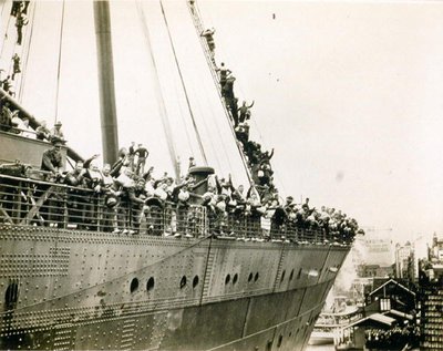 Le Mauretania à Sydney, mai 1940 - Photographer Australian