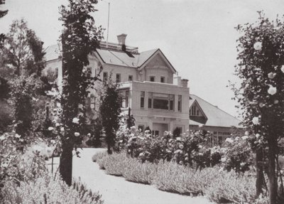 "Yarralumla," la résidence du Gouverneur général, Canberra (photo en noir et blanc) - Photographer Australian