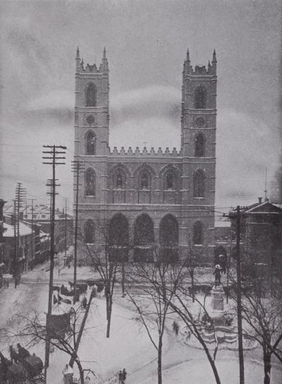 Notre Dame en hiver, Montréal - Photographer Canadian