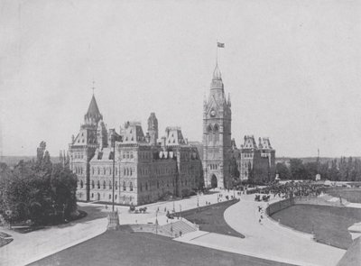 Le Bloc central, Bâtiments du Parlement, Ottawa - Photographer Canadian