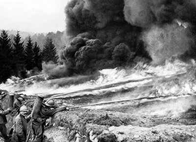 Soldats français dans les tranchées, Chemin des Dames - Photographer French