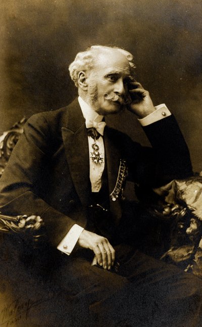 Portrait de François Stephen Emile Liégeard (1830-1925), écrivain, poète et homme politique français - Photographie, Coll. Baussy - Photographer French