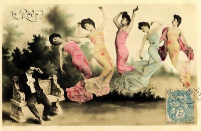 Carte postale du début du 20e siècle, intitulée le rêve (photo) - Photographer French