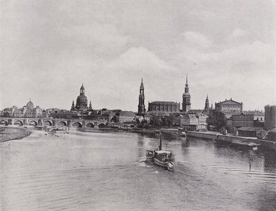Vieille ville depuis le pont Marienbrücke - Photographer German