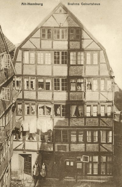 Lieu de naissance de Johannes Brahms, Hambourg, Allemagne - Photographer German