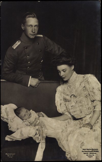 Couple du prince héritier, Friedrich Wilhelm, Cecilie, RPH 1418 - Photographer German