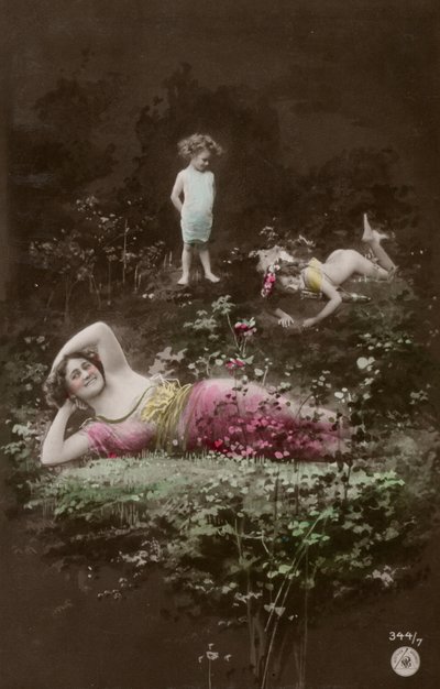 Famille sur une rive - Photographer German
