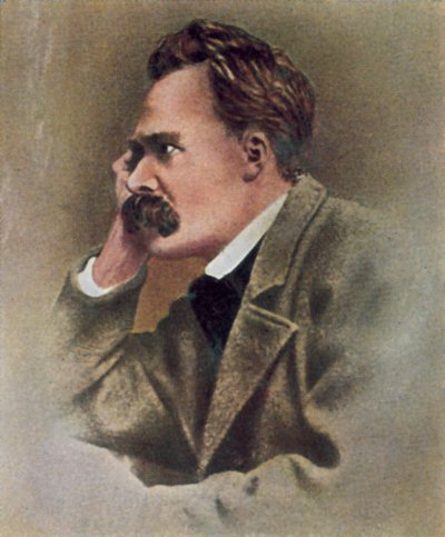 Friedrich Nietzsche, philosophe allemand (photo en couleur) - Photographer German