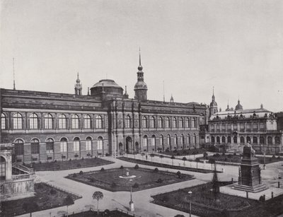 Konigliche Gemalde-Galerie, Ansicht vom Zwinger - Photographer German