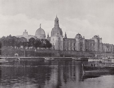 Académie des beaux-arts vue de Neustadt - Photographer German