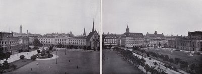 Leipzig : Panorama depuis Augustusplatz - Photographer German