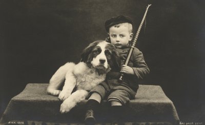 Petit garçon avec chien - Photographer German