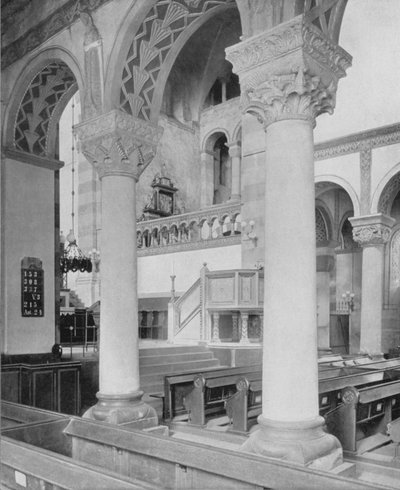 Michaeliskirche, Inneres mit dem Engelchor - Photographer German