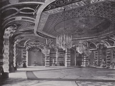 Potsdam, Nouveau Palais, salle des coquillages - Photographer German