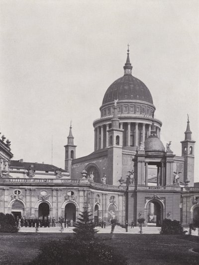 Potsdam, Stadtschloss, Fortunaportal et Église Saint-Nicolas - Photographer German