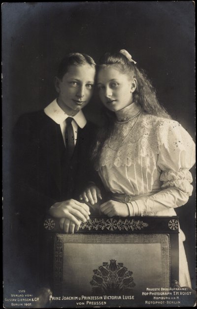 Prince Joachim et Princesse Victoria Luise - Photographer German