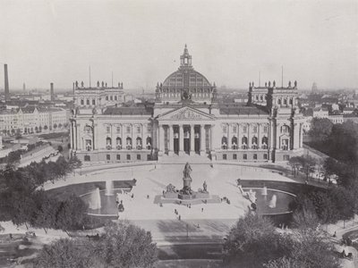 Reichstags-Gebäude et monument de Bismarck - Photographer German
