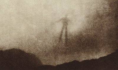 Spectre du Brocken dans les montagnes du Harz en Allemagne, photographié pour la première fois (photo n/b) - Photographer German