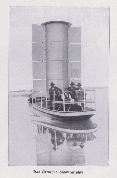 Struzyna, bateau à voile utilisant un rotor Flettner - Photographer German