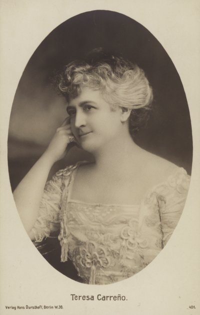 Teresa Carreño, pianiste, chanteuse, compositrice et chef d