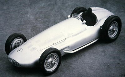 Le modèle Grand Prix Mercedes Benz 3 litres - Photographer German