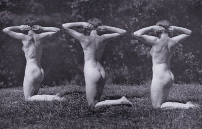Le corps beau, culture physique pour les femmes (photo n/b) - Photographer German