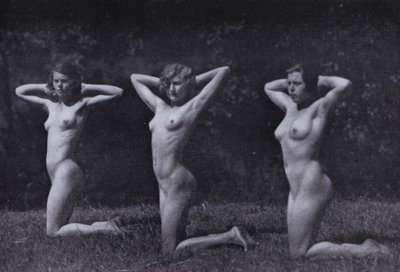 Le corps beau, culture physique pour les femmes (photo n/b) - Photographer German