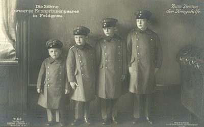Les fils du prince héritier Guillaume d