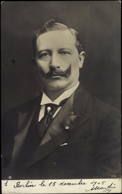 Jeune Kaiser Guillaume II, Portrait, Moustache, RPH - Photographer German