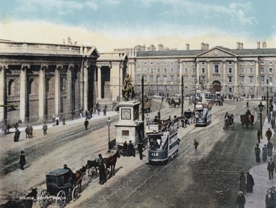 College Green, Dublin (photo couleur) - Photographer Irish