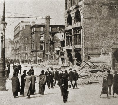 Dublin après le soulèvement de Pâques, avril 1916 - Photographer Irish