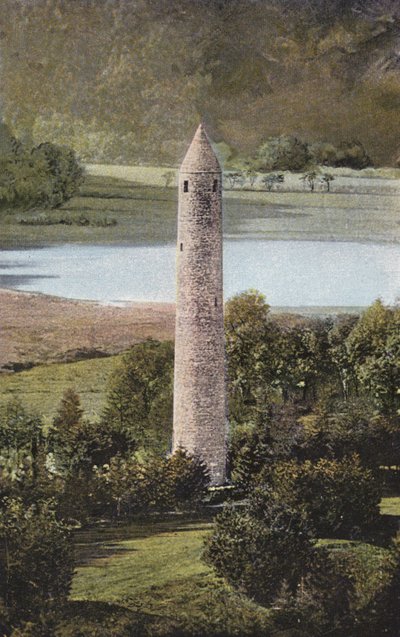 Irlande : Ancienne Tour Ronde, Glendalough, Comté de Wicklow - Photographer Irish