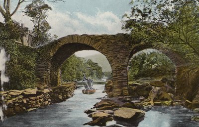 Irlande du Sud : Le vieux pont de Weir (descente des rapides), Killarney (photo en couleur) - Photographer Irish
