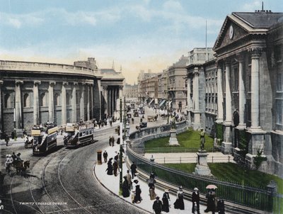 Trinity College, Dublin (photo couleur) - Photographer Irish