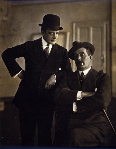 Le compositeur Giacomo Puccini (1858-1924) et l