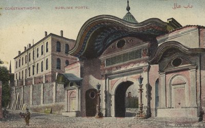 Sublime Porte, Constantinople - Photographer Turkish