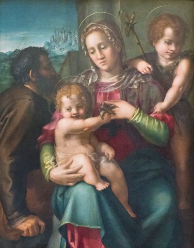 Sainte Famille avec le jeune Saint Jean-Baptiste - Pier Francesco Foschi